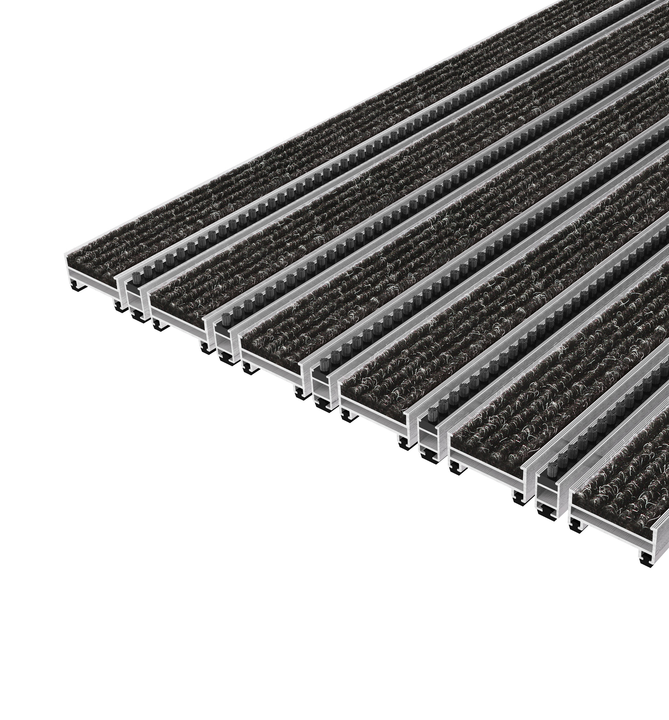 Top Clean TREND XL 22 with Ribbed Carpet and Brush Strip - GEGGUS